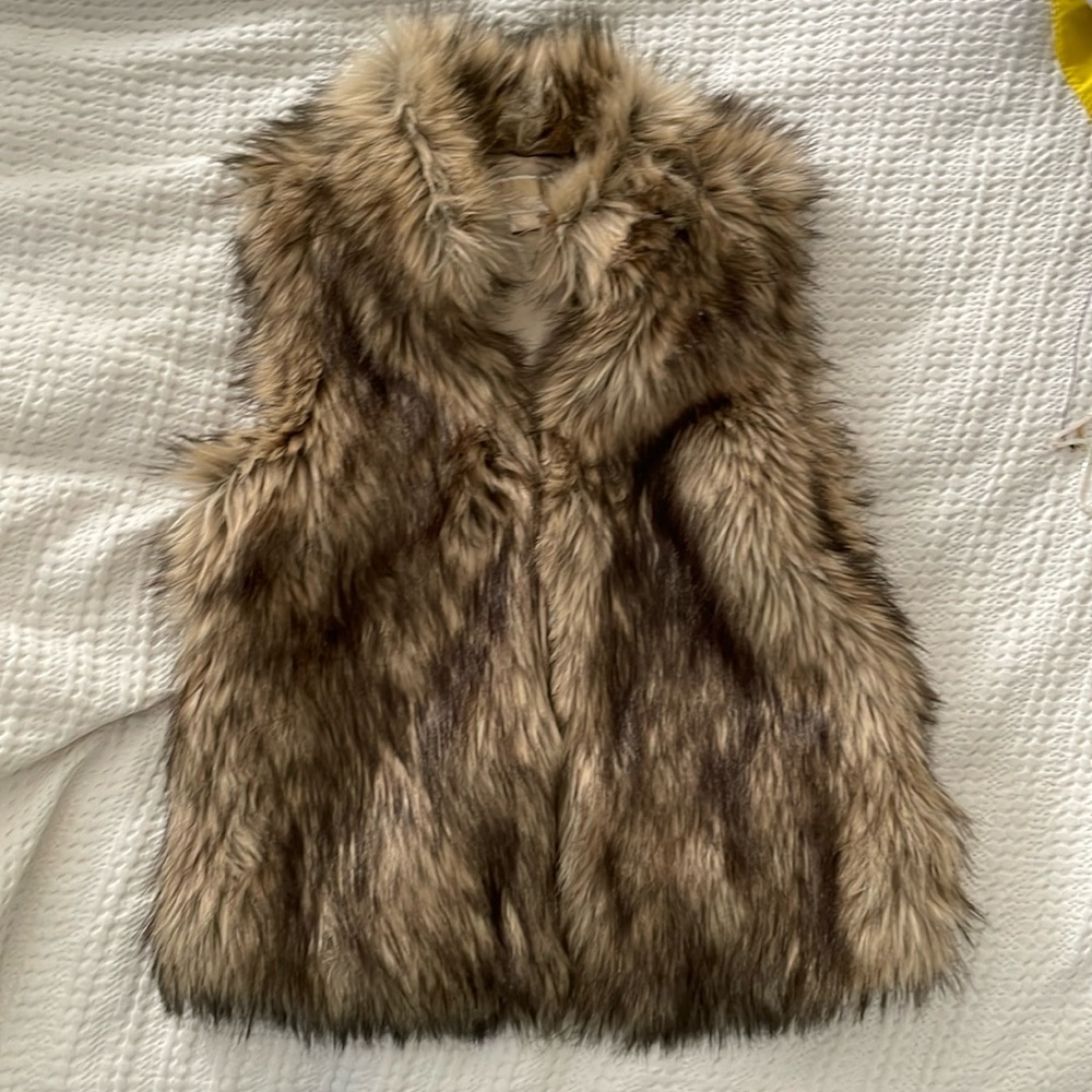 Michael Kors faux fur vest